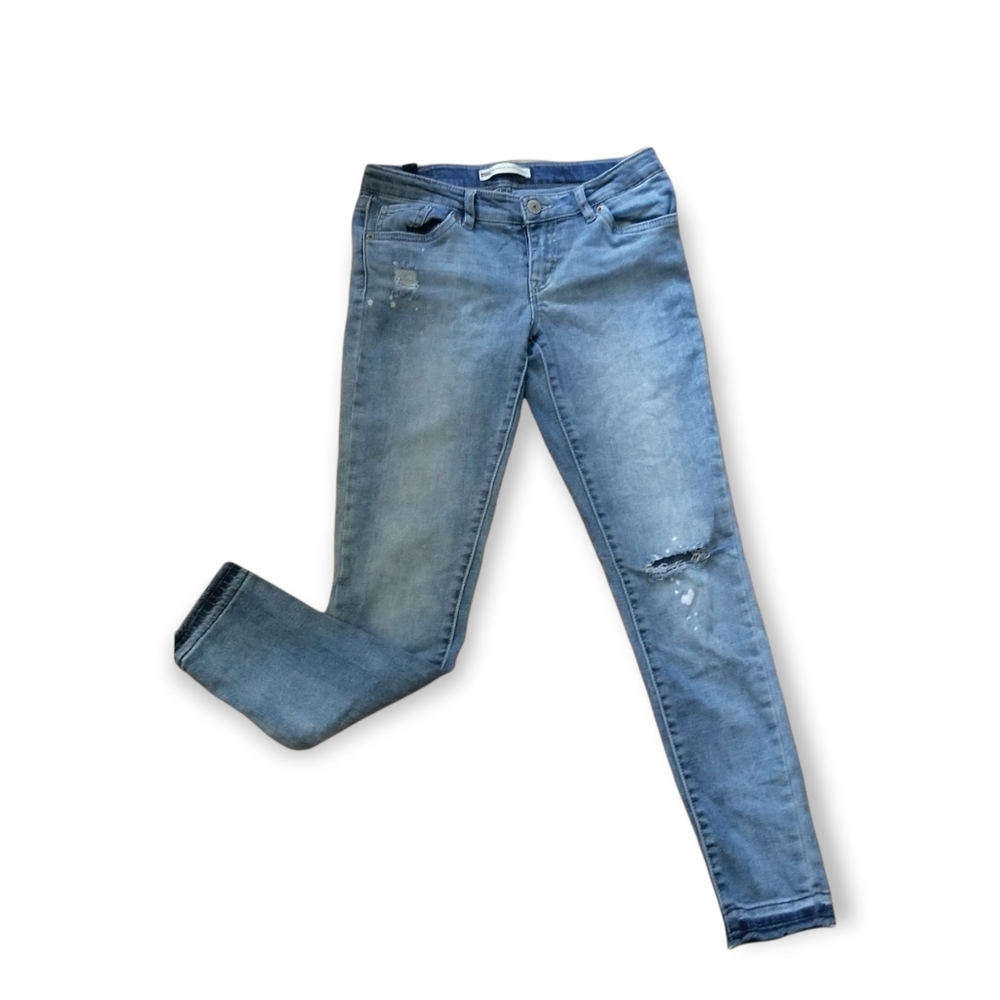 Levi's Girl Ankle Super Skinny Jeans, Blue Size 12 Regular